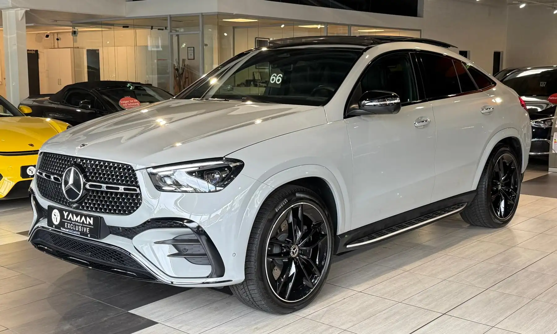 Mercedes-Benz GLE 450 d 4M Coupe*AMG*Pano*HuD*StHzg*Luftf.* Gri - 1