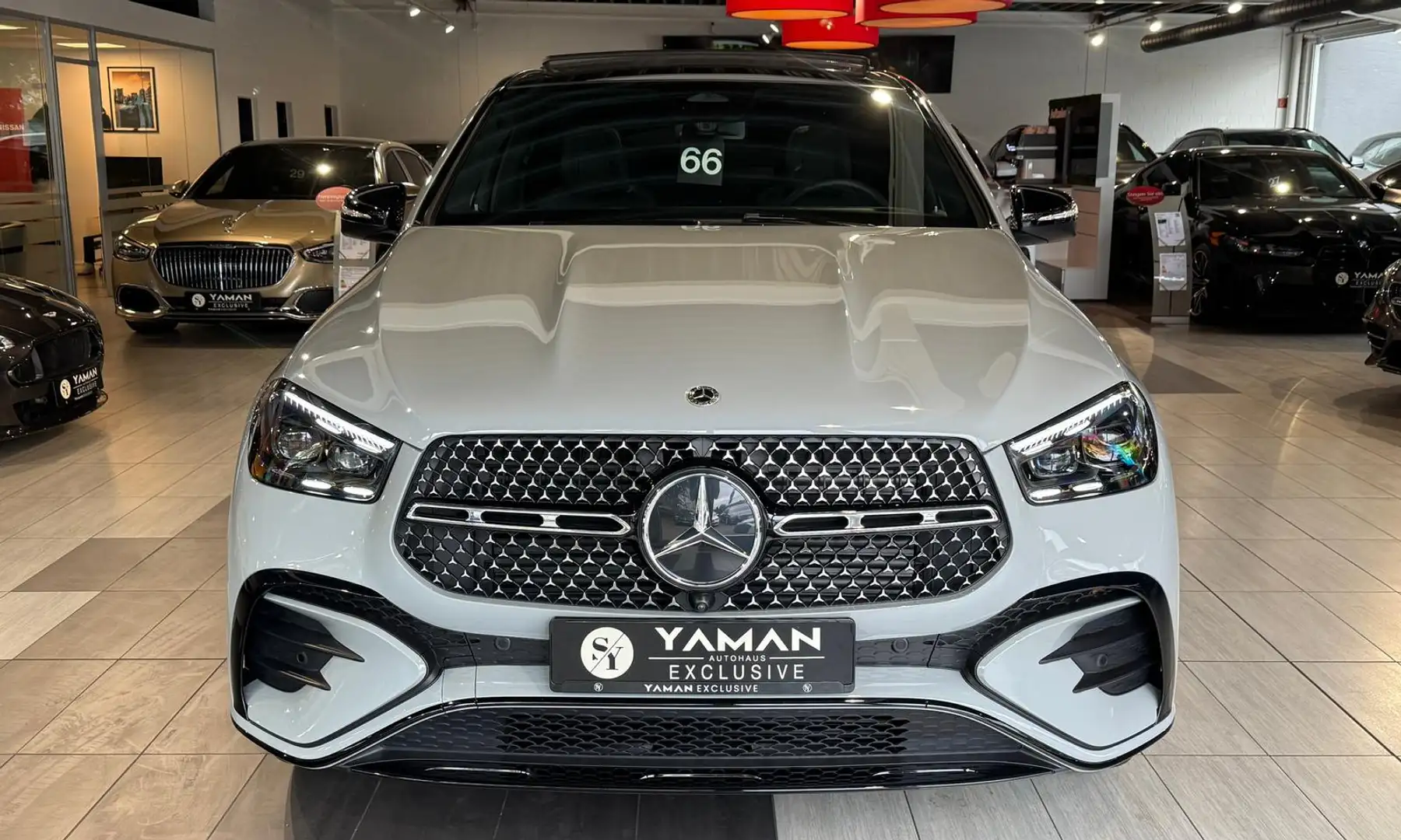 Mercedes-Benz GLE 450 d 4M Coupe*AMG*Pano*HuD*StHzg*Luftf.* Gri - 2
