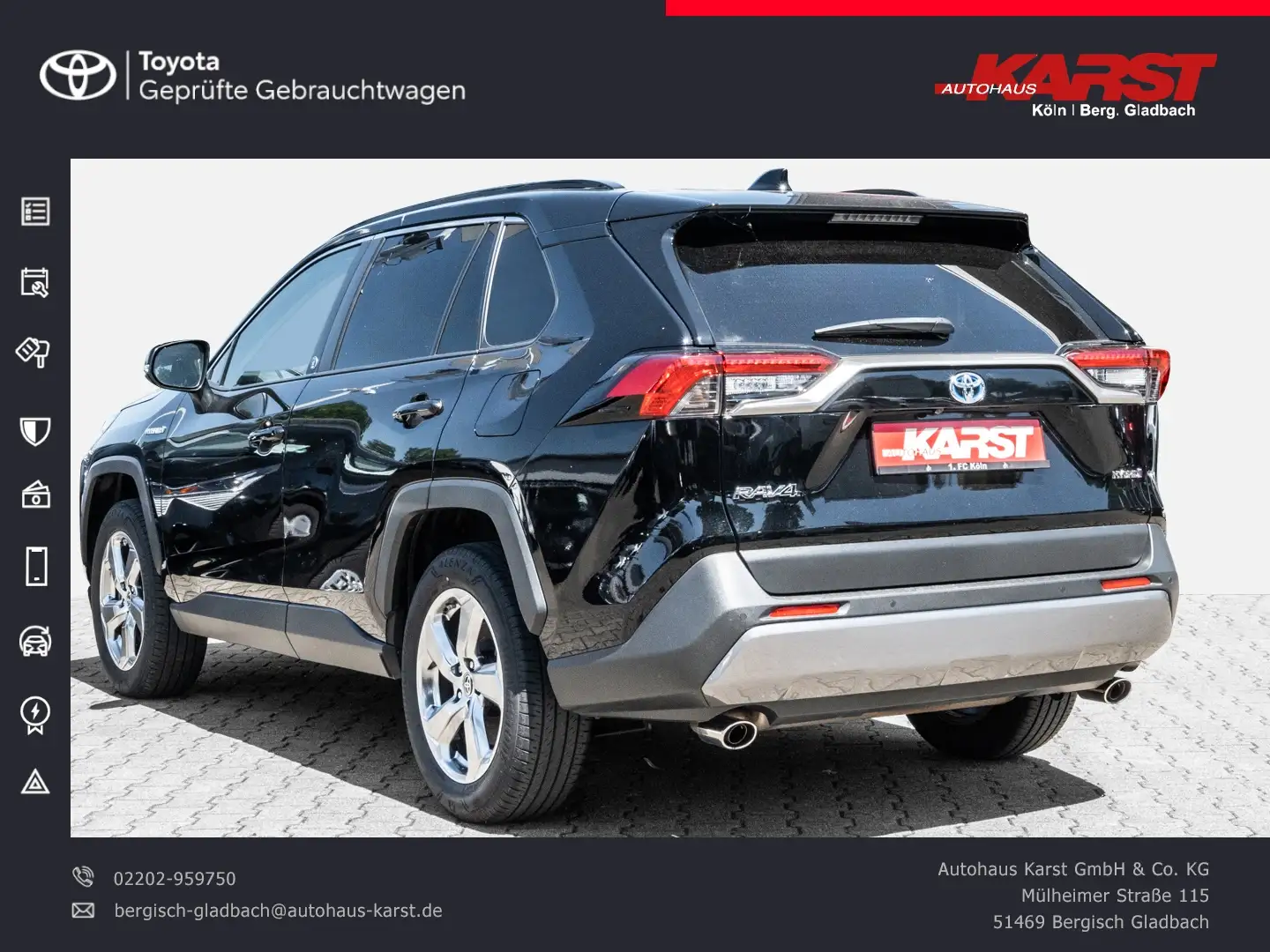Toyota RAV 4 - 2.5 l Hybrid 4x2 Team D Nero - 2
