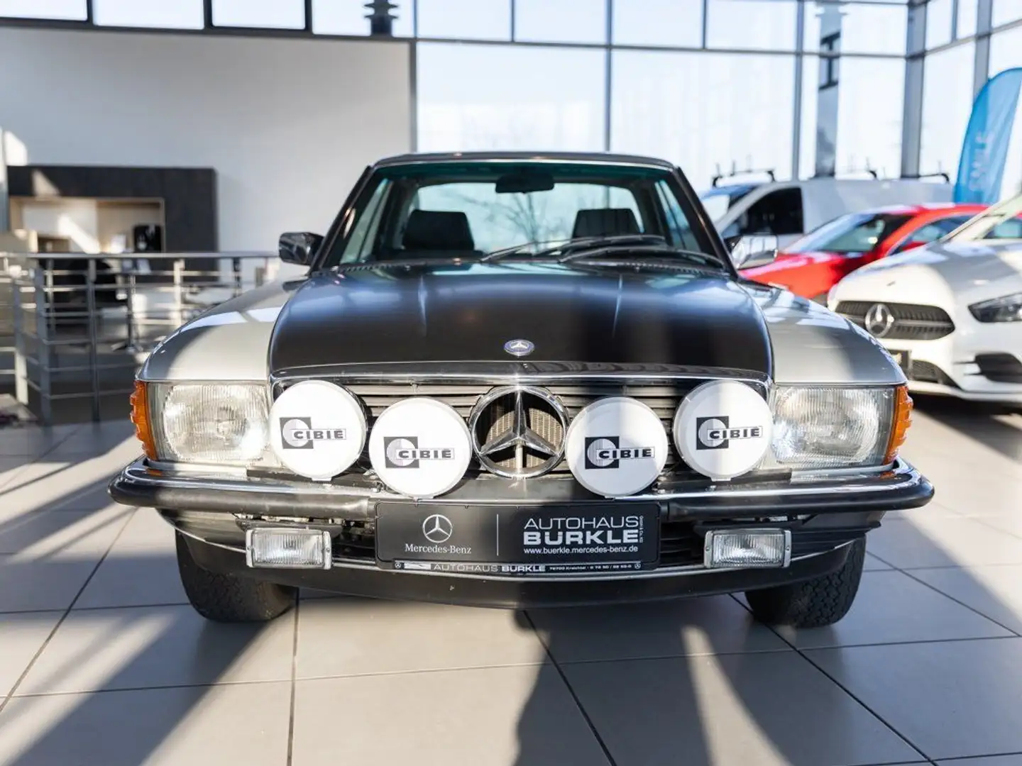 Mercedes-Benz 350 SLC C107 ready for Rallye! Automatik,RECARO! Argent - 2