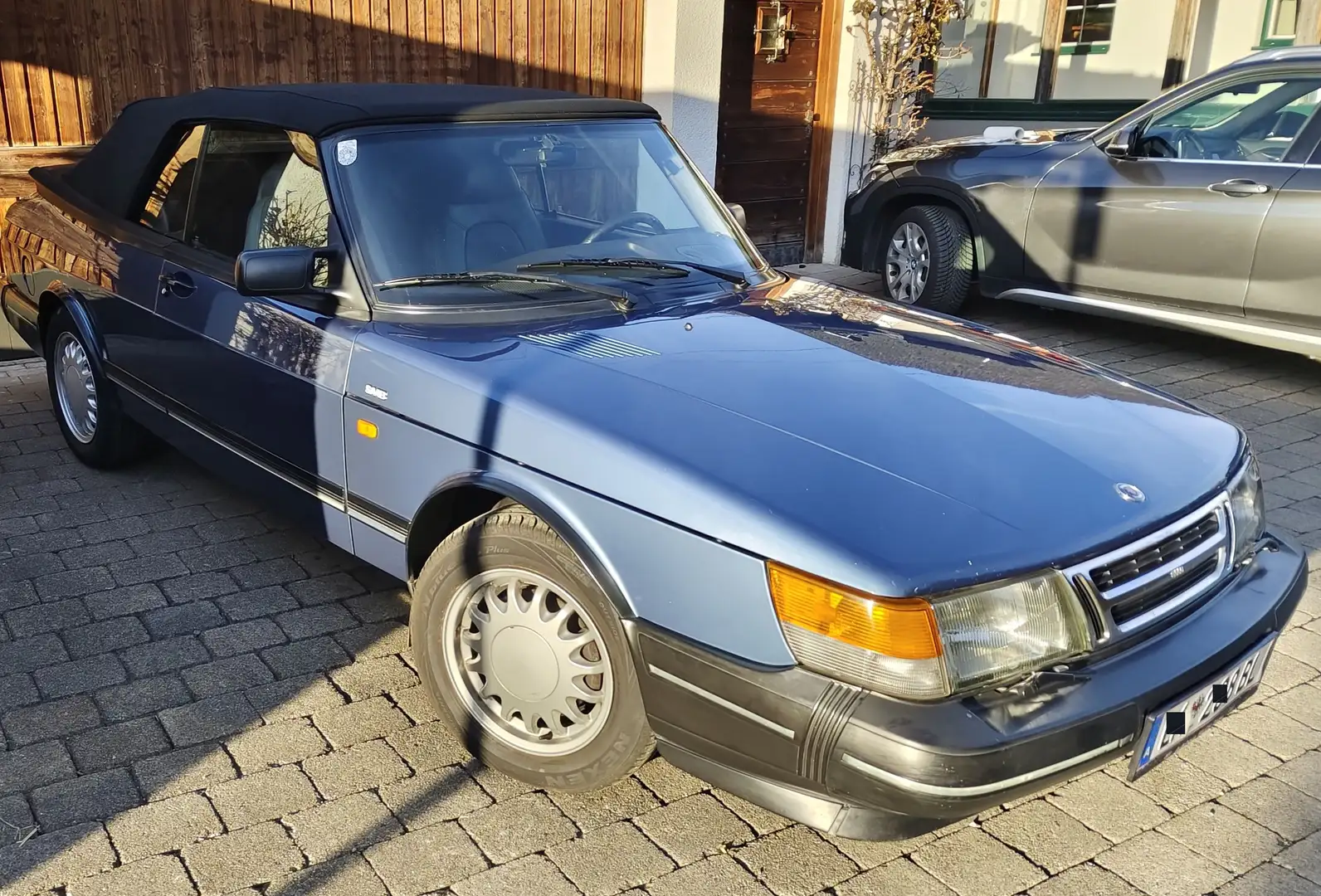 Saab 900 S Cabrio Top Kék - 2