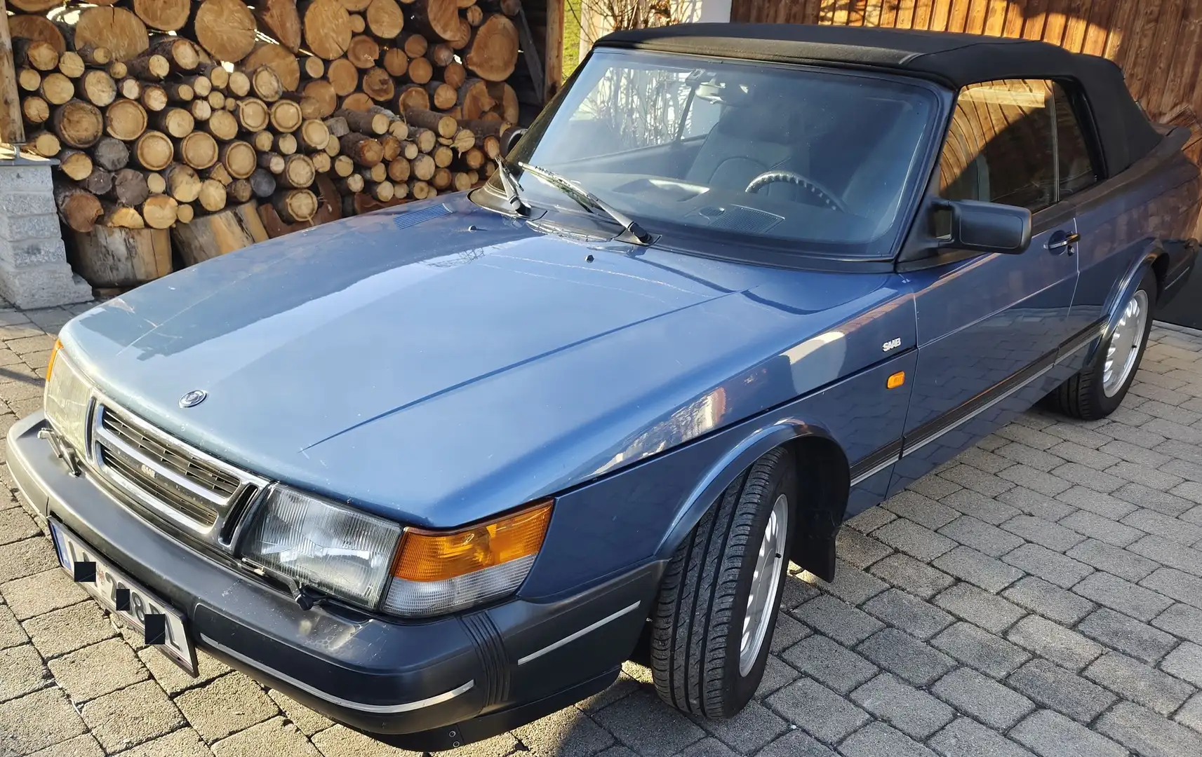 Saab 900 S Cabrio Top Kék - 1