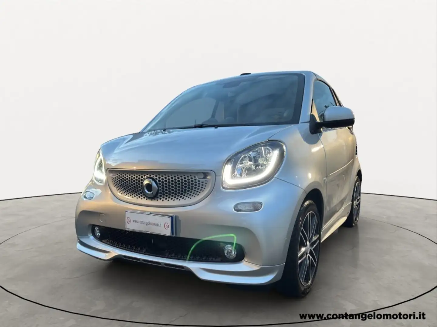 smart forTwo 90 0.9 twinamic cabrio Perfect Argent - 1