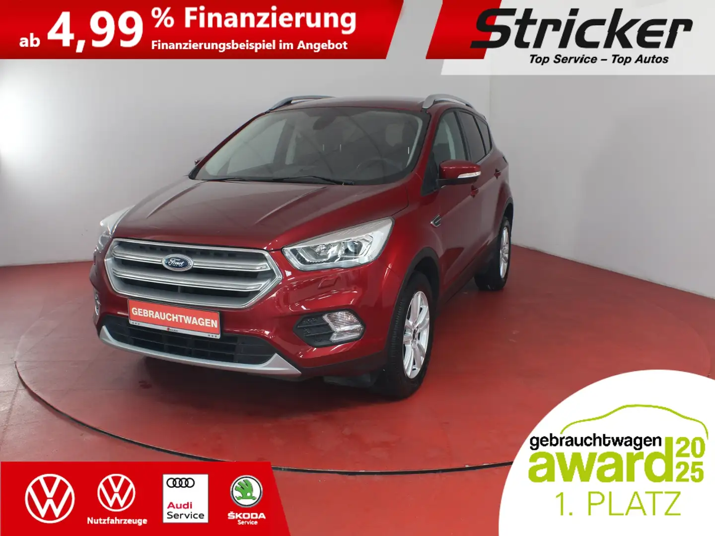 Ford Kuga Cool & Connect 1.5 EcoBoost 154,-ohne Anzahlung B Rot - 1