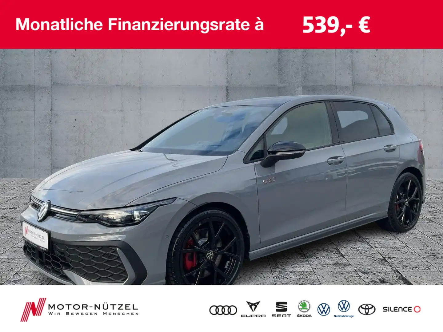 Volkswagen Golf GTI Golf VIII GTI 2.0 TSI DSG MATRIX+NAVI+PANO+19Z Grau - 1
