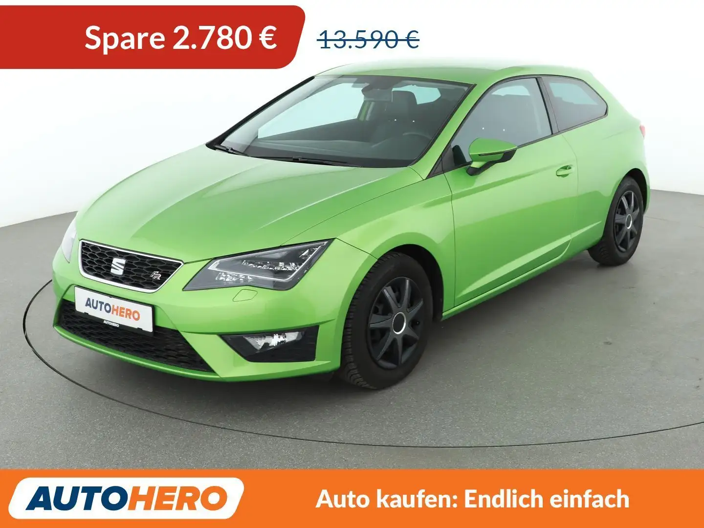 SEAT Leon 1.4 TSI FR*LED*TEMPO*SHZ*PDC*KLIMA*GARANTIE Grün - 1