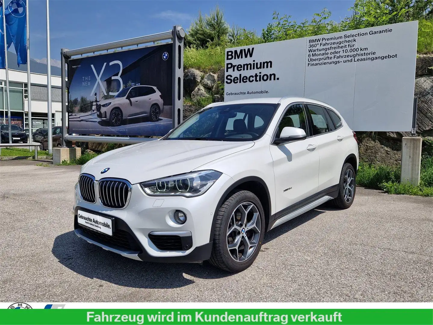 BMW X1 xDrive18d xLine Blanc - 1