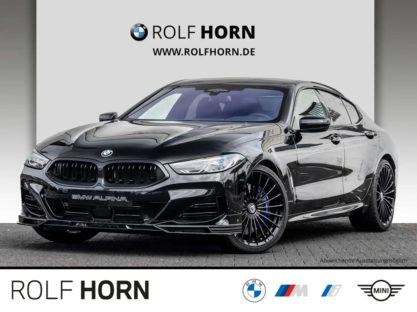 Alpina B8 4.4 Bi-Turbo HUD Pano Bowers Laserlicht Leder Zwart - 1