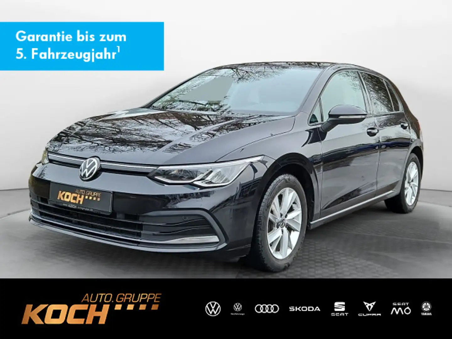 Volkswagen Golf VIII 1.5TSI Active LED Navi AHK Noir - 1