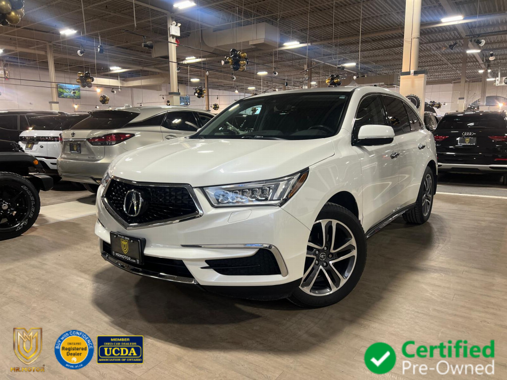 2017 Acura MDX SH NAV PACKAGE AWD 7 PASSENGER NAVIGATION SUNROOF