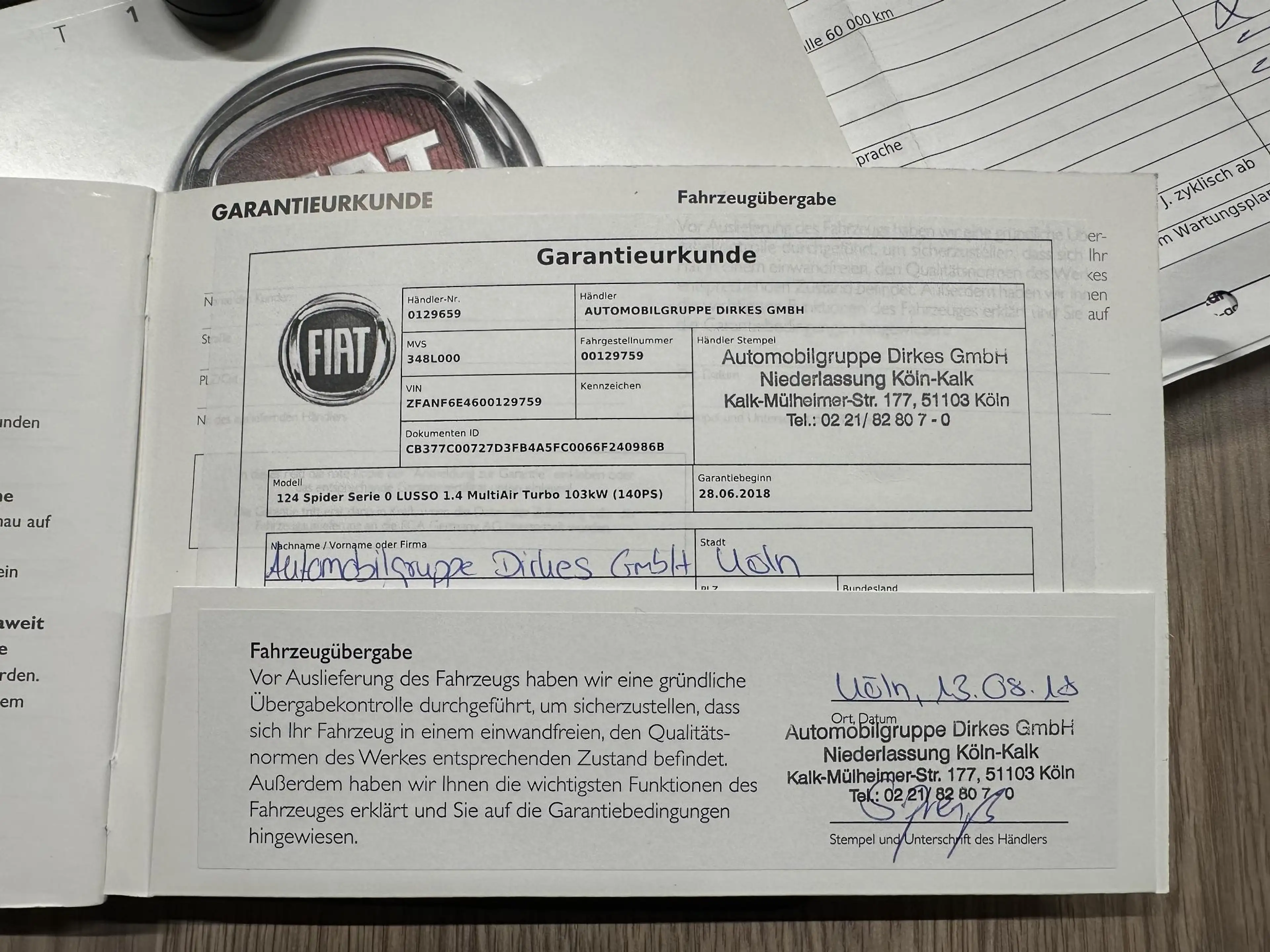 Fiat 124 Spider 1.4 MultiAir Turbo Lusso Leder|Navi|Camera|Keyless — photo 33
