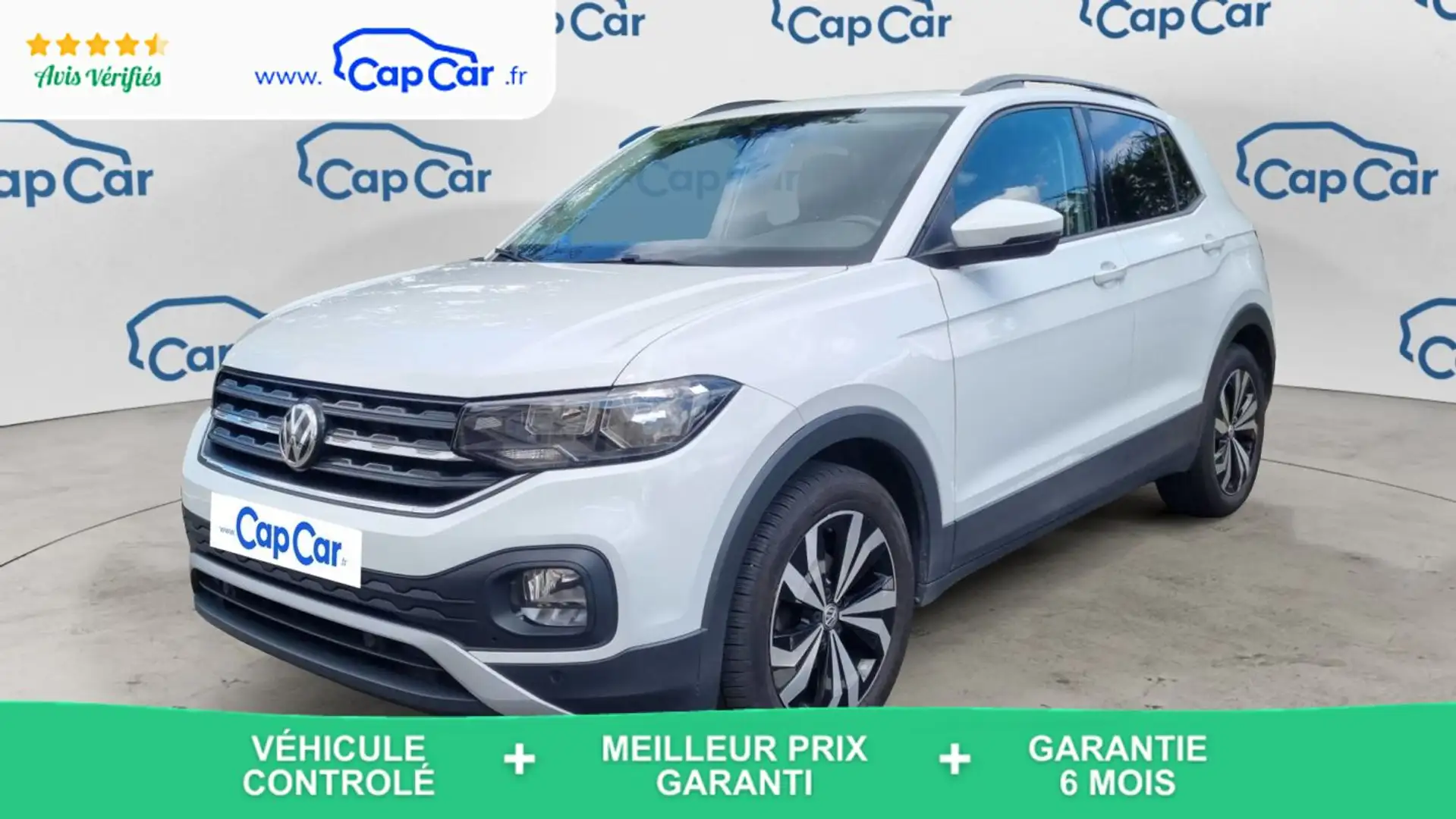 Volkswagen T-Cross 1.0 TSI 95.0 LOUNGE Blanc - 1
