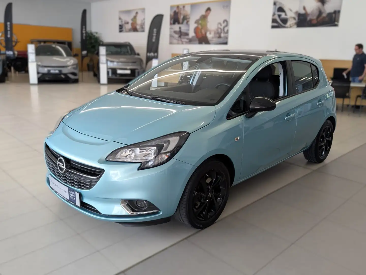 Opel Corsa 1.4 Turbo Color Edition FlexFix Klima Gris - 1