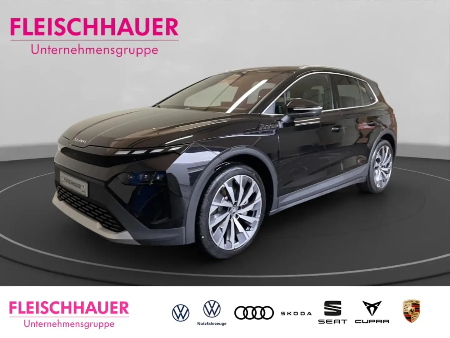 Skoda Elroq Alpha 82kWh AHK Matrix Navi ACC Kamera 21Zoll Kess Schwarz - 1