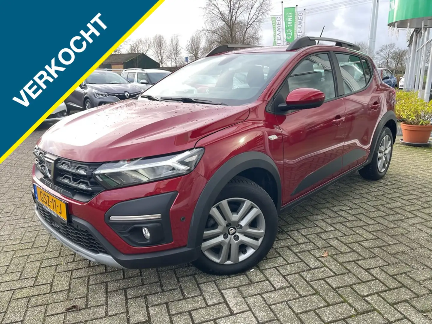 Dacia Sandero Stepway 1.0 TCe Comfort, Aut, Carplay, Stoelverwar Rood - 1