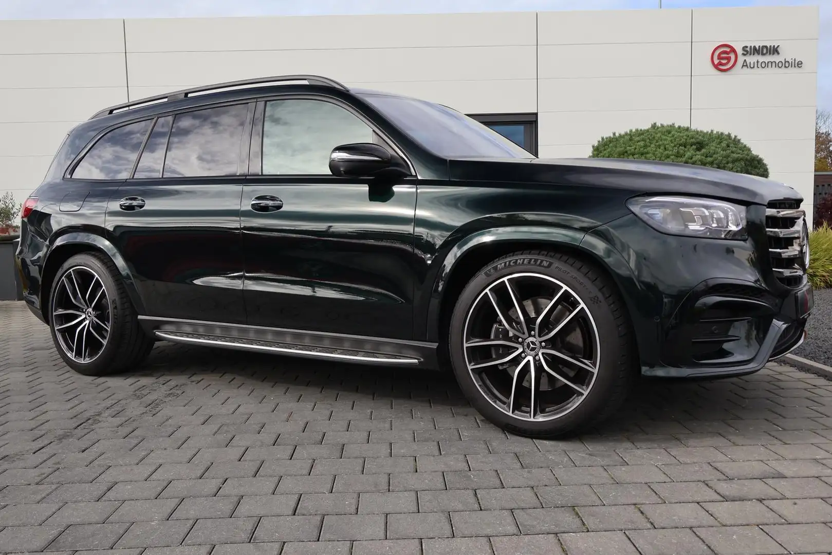 Mercedes-Benz GLS 450 d 4M  AMG-Pano-3D Burmester-Rear TV-AHK- Grün - 2