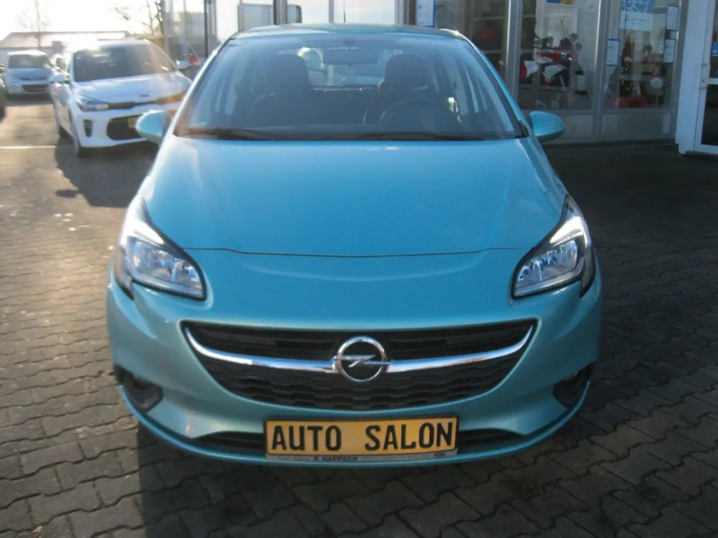 Opel Corsa E 1.4 Edition *5-türig+AHK* Grün - 2