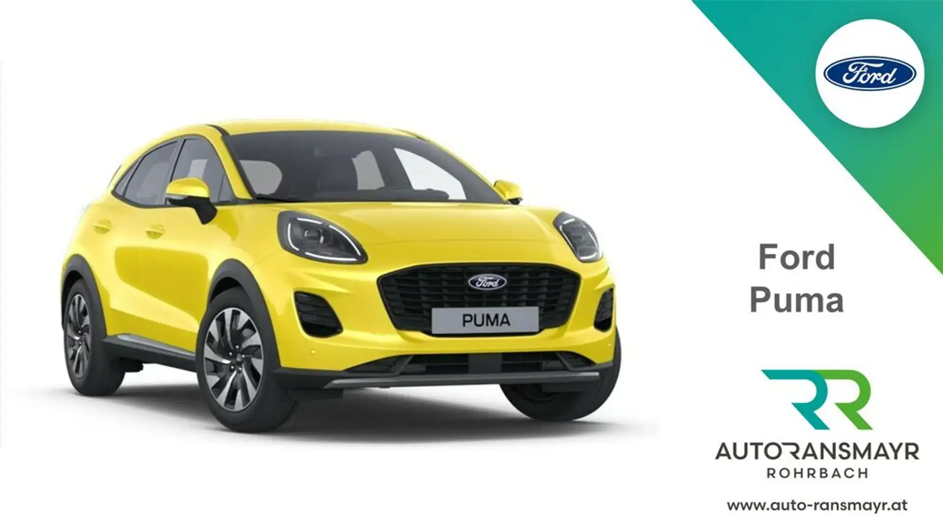 Ford Puma 1,0 EcoBoost Hybrid Titanium Gelb - 1