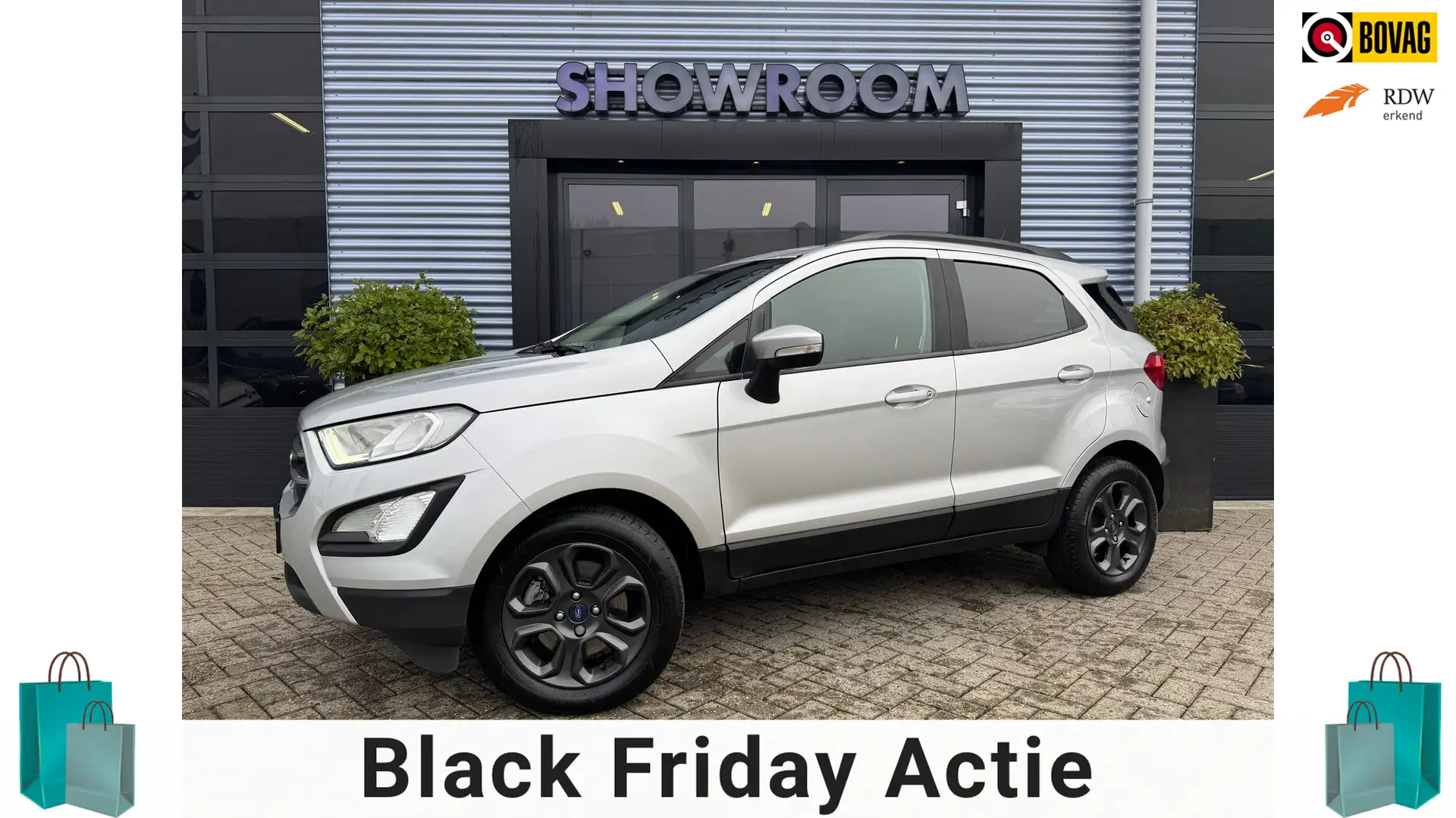 Ford EcoSport 1.0 EcoBoost Titanium Camera|Applecarplay|Automaat Schwarz - 1