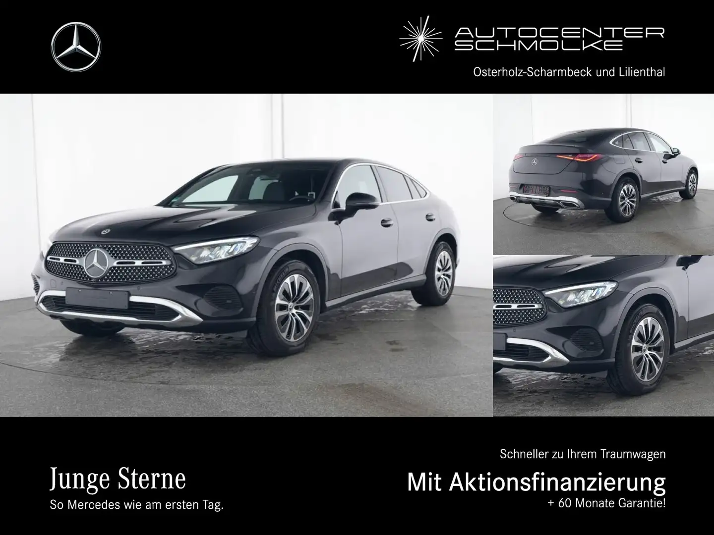 Mercedes-Benz GLC 200 GLC 200 4M Coupé AHK*BURMESTER*DISTRO*MEMORY*etc Schwarz - 1