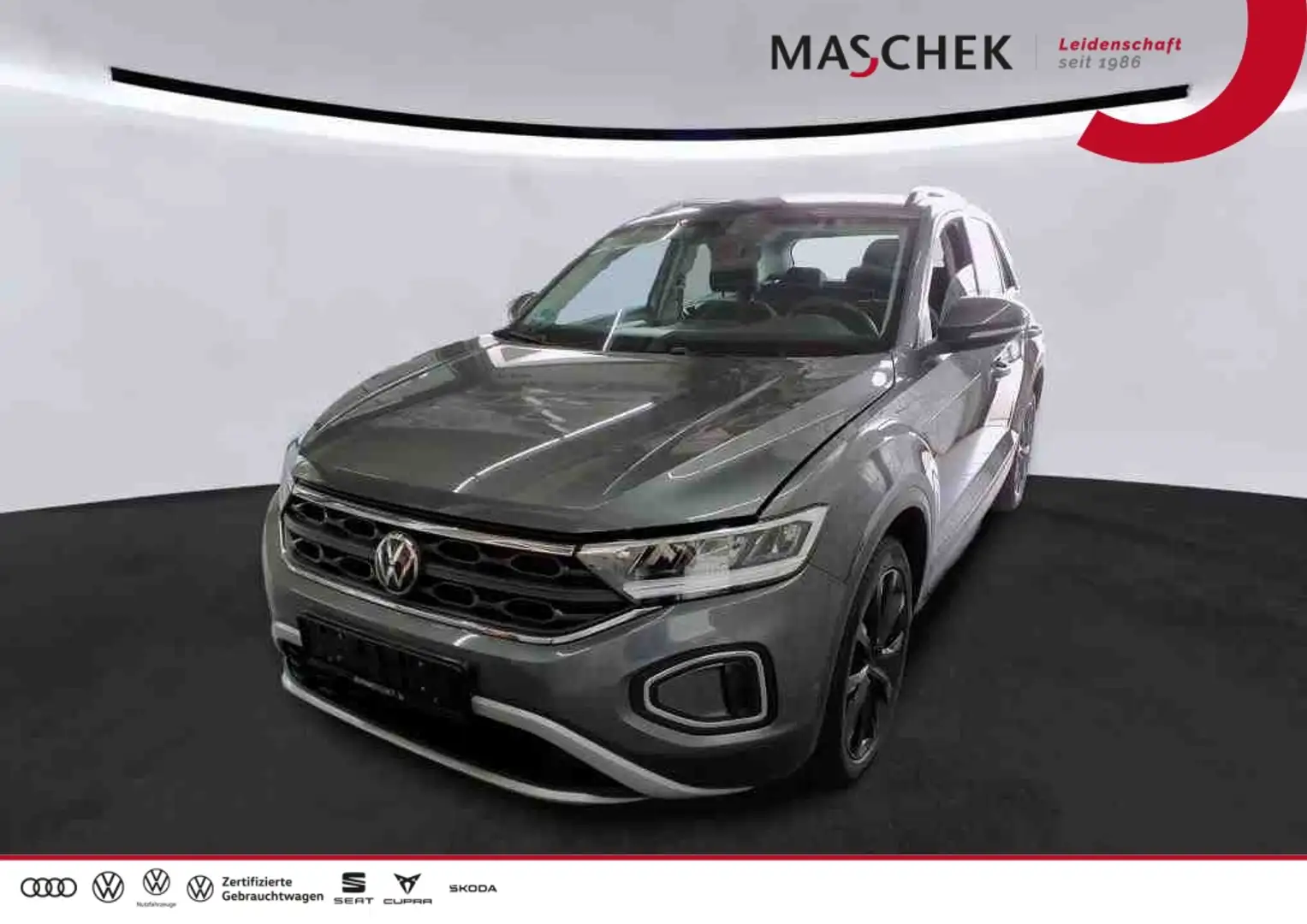Volkswagen T-Roc 1.0 TSI RearView LED Sitzh ACC Carplay ACC AUT LED Grau - 1