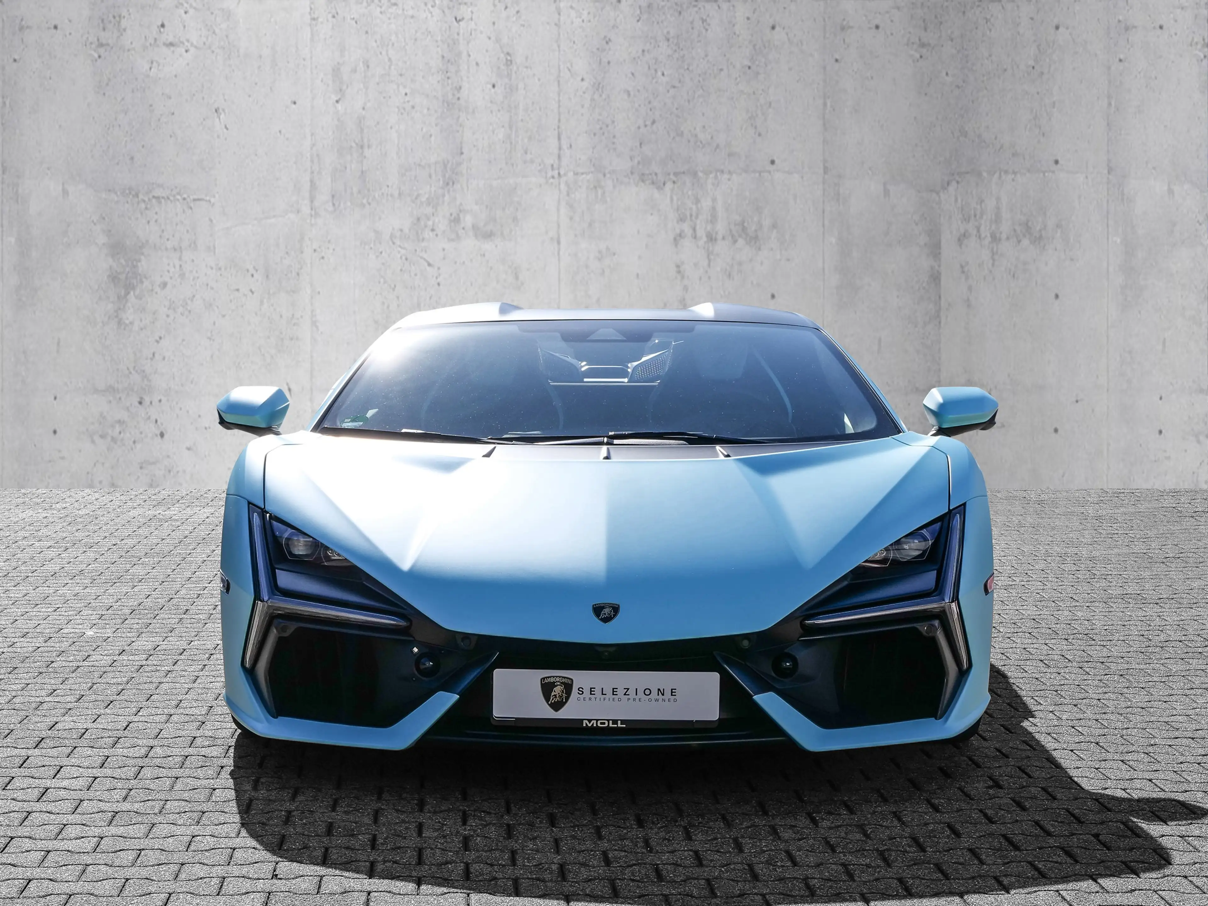 Lamborghini Revuelto Celeste Fedra, Passenger Display — photo 5