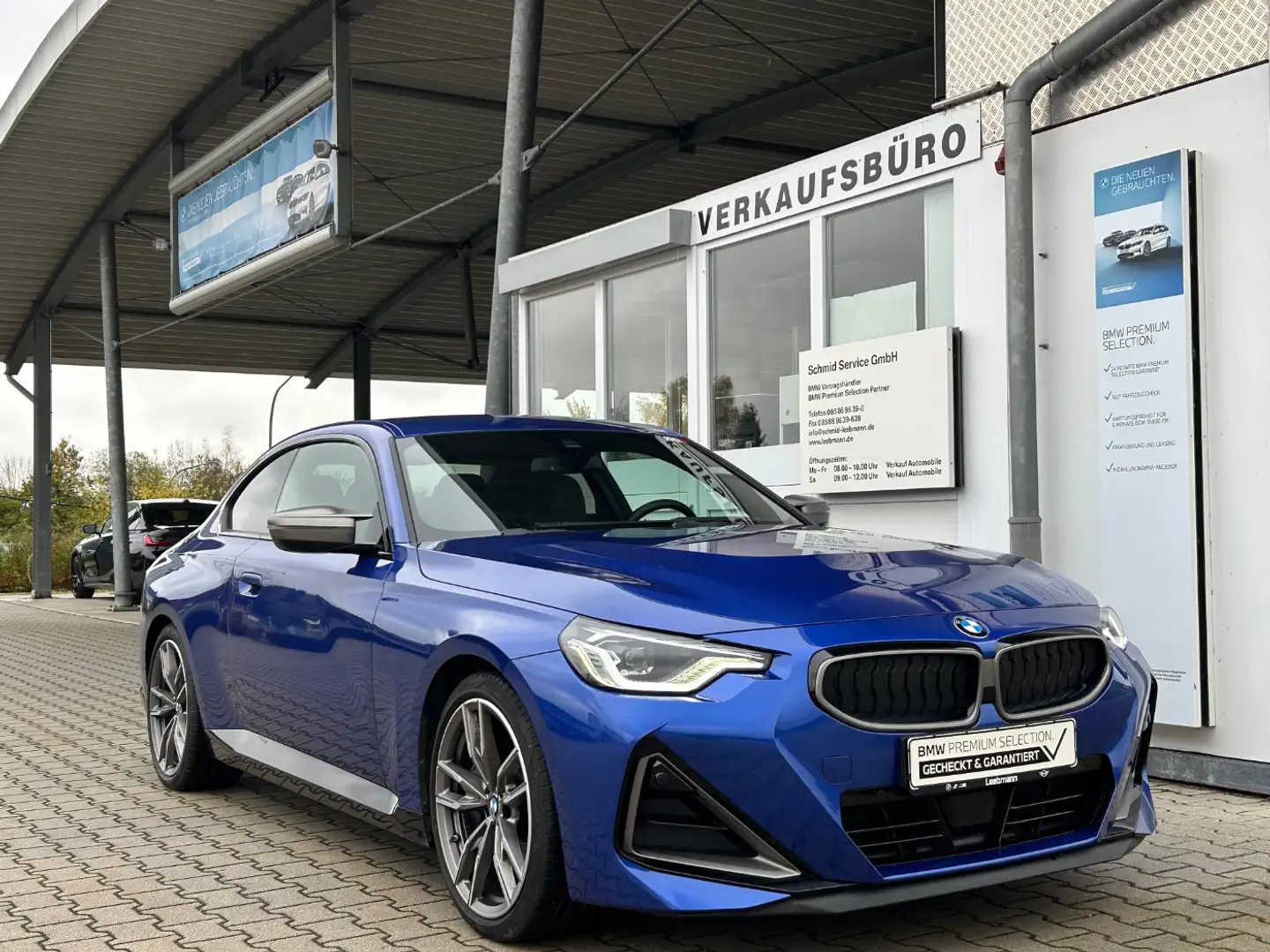 BMW 240 Mi Coupé HUD/RFK/LKH/Qi GARANTIE bis 04/2029 Blau - 2