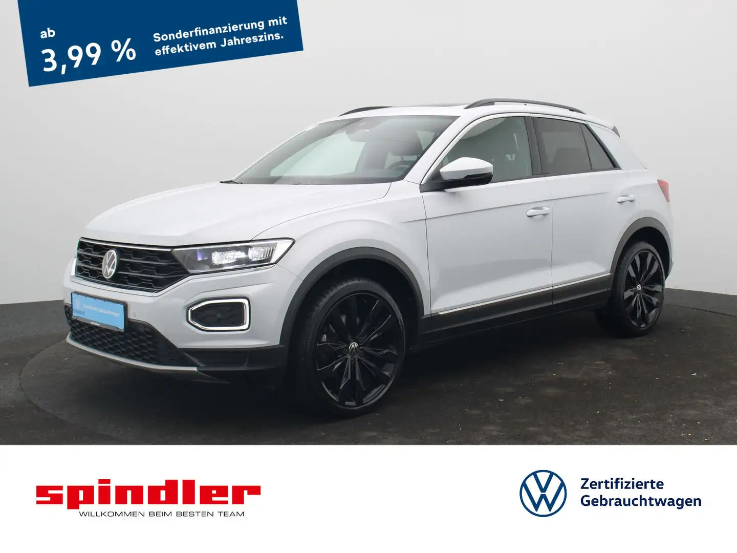 Volkswagen T-Roc Sport 2.0 TSI 4M DSG / Pano, Standh, AHK Silber - 1