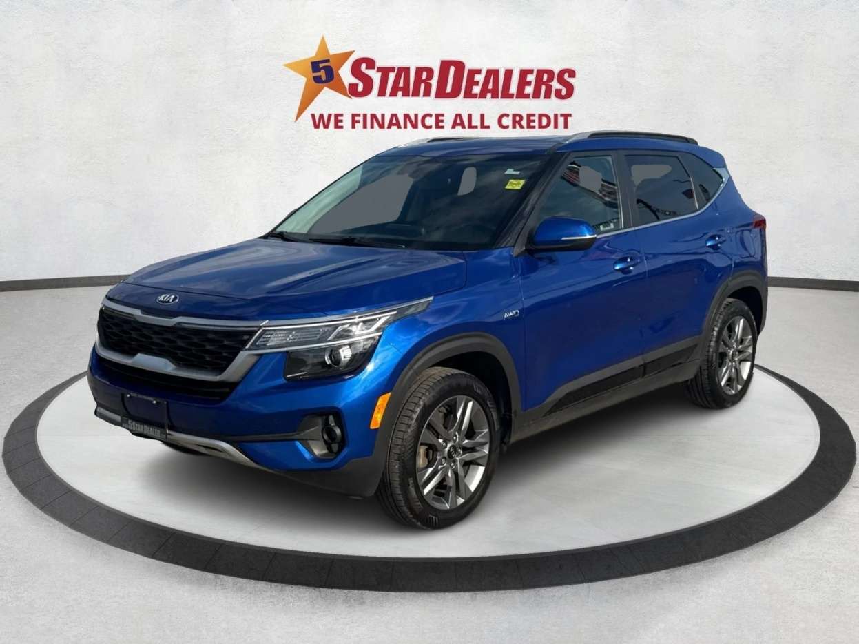 2021 Kia Seltos LEATHER SUNROOF HEATED SEATS WE FINANCE ALL CREDIT — снимка 1