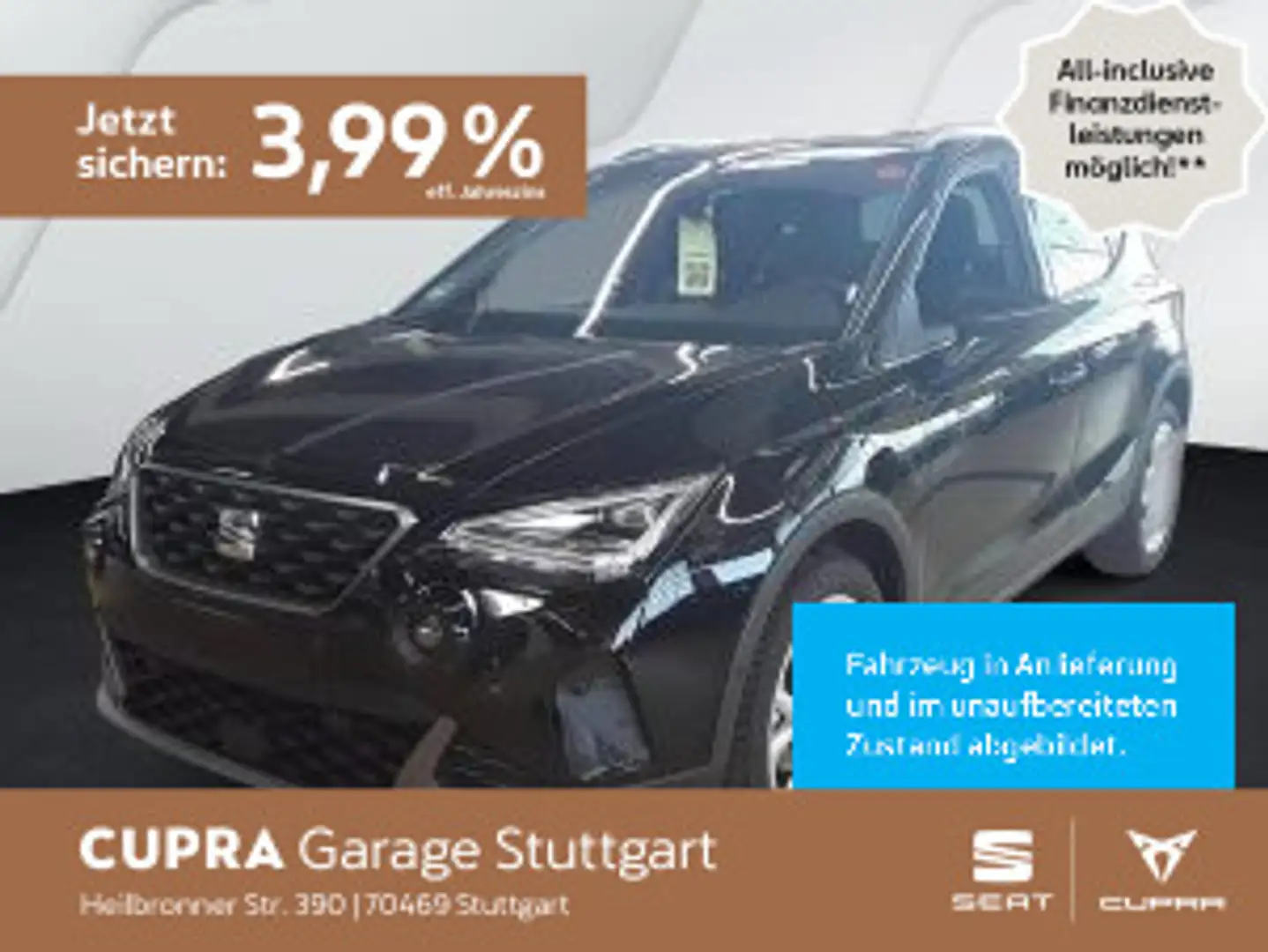 SEAT Arona Style 1.0 TSI 85 kW Schwarz - 1