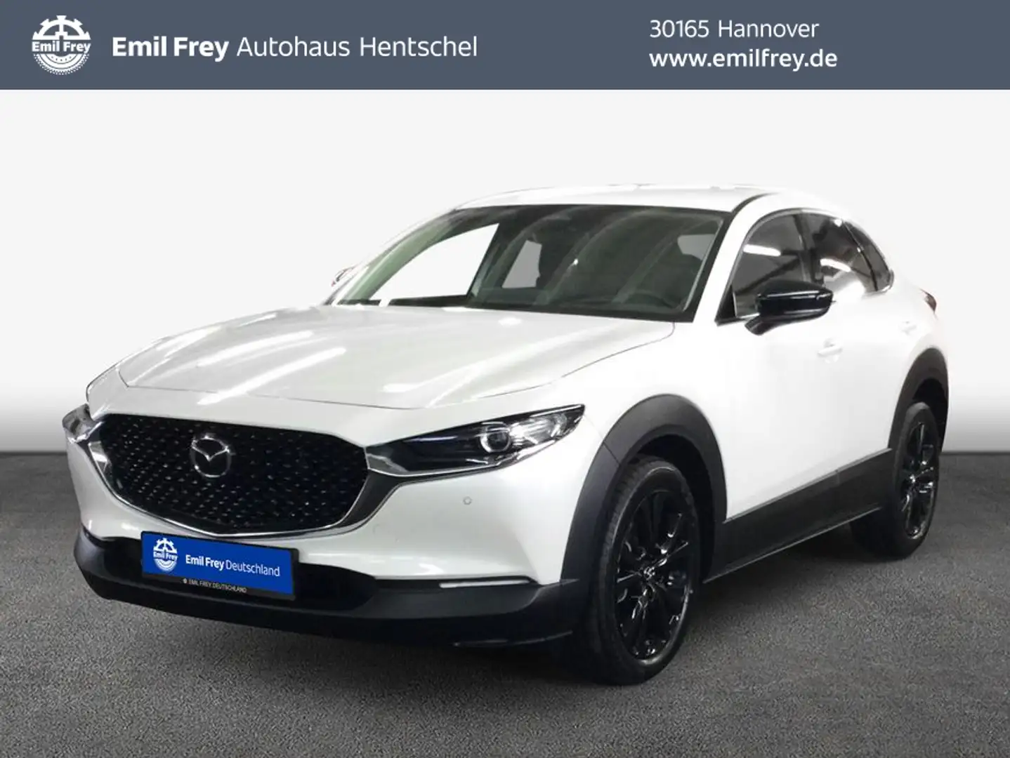 Mazda CX-30 e-SKYACTIVE G 140 HOMURA 103 kW, 5-türig Weiß - 1