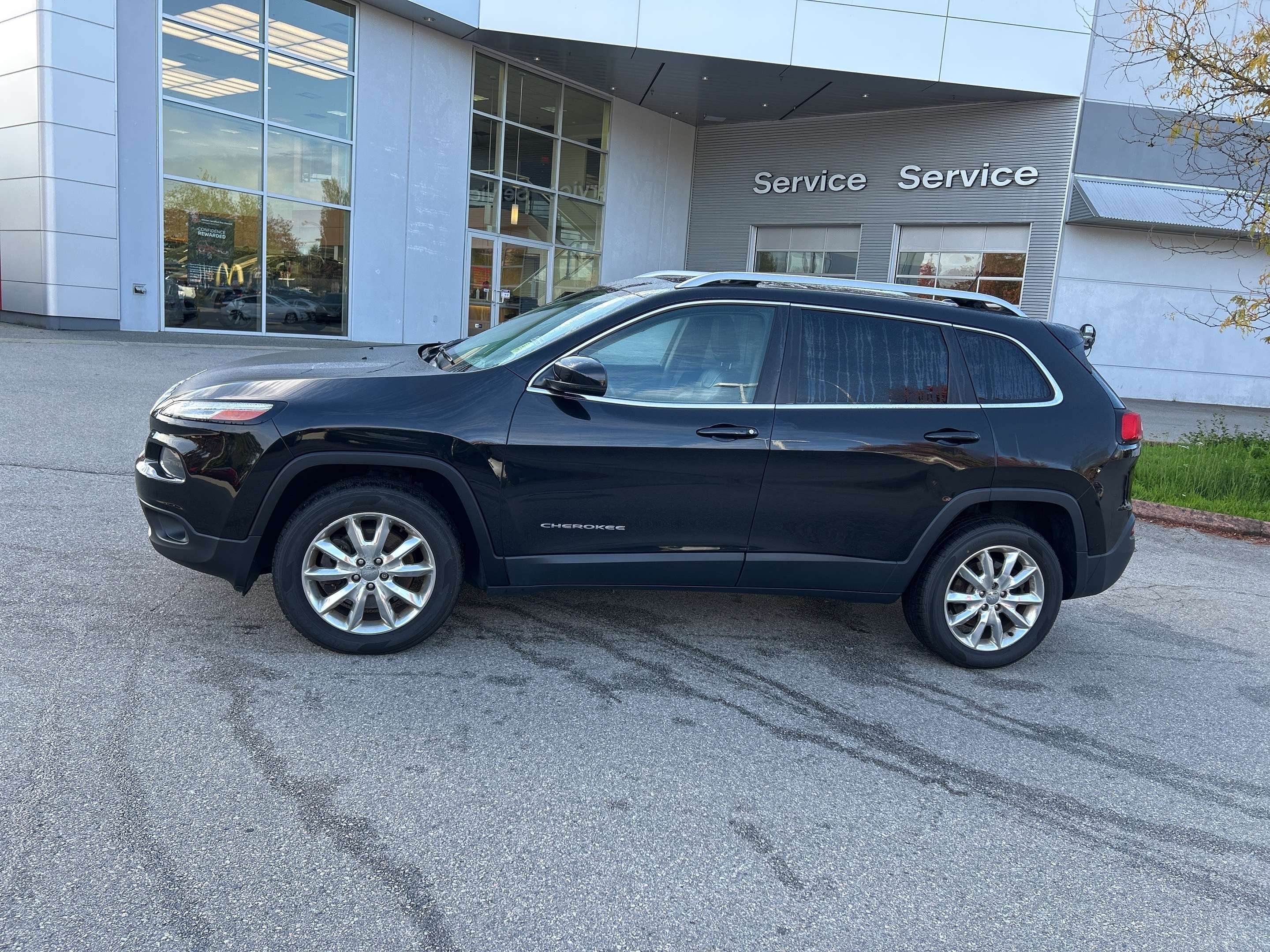 Black 2014 Jeep Cherokee SUV / Crossover Four-Wheel Drive Automatic