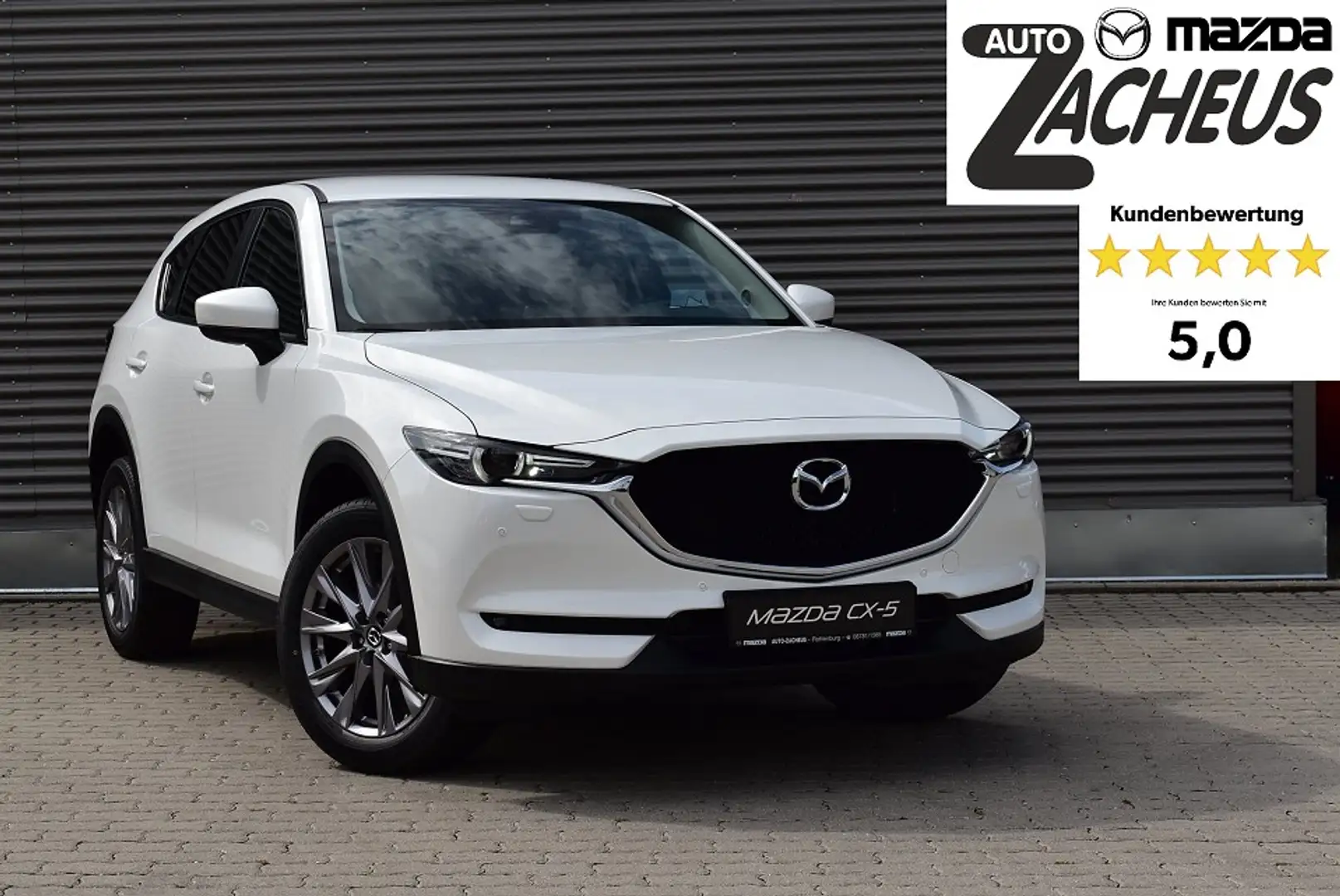 Mazda CX-5 SKYACTIV-G 194 AWD Sports-Line Leder Weiß - 1