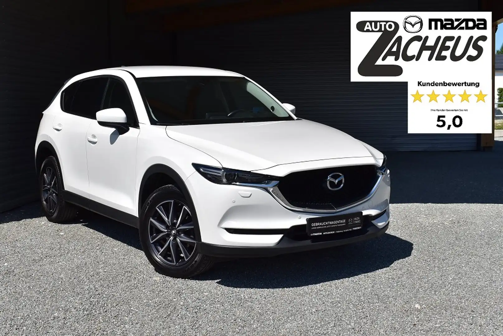 Mazda CX-5 SKYACTIV-G 194 AWD Sports-Line Leder Weiß - 1