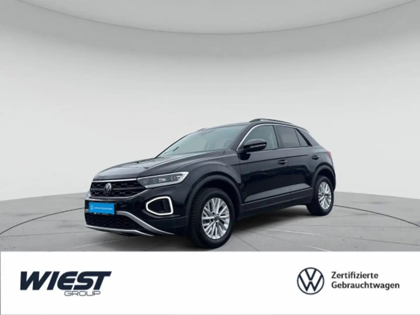 Volkswagen T-Roc T-ROC Life 1.0 TSI Navi SHZ Klima LED Schwarz - 1