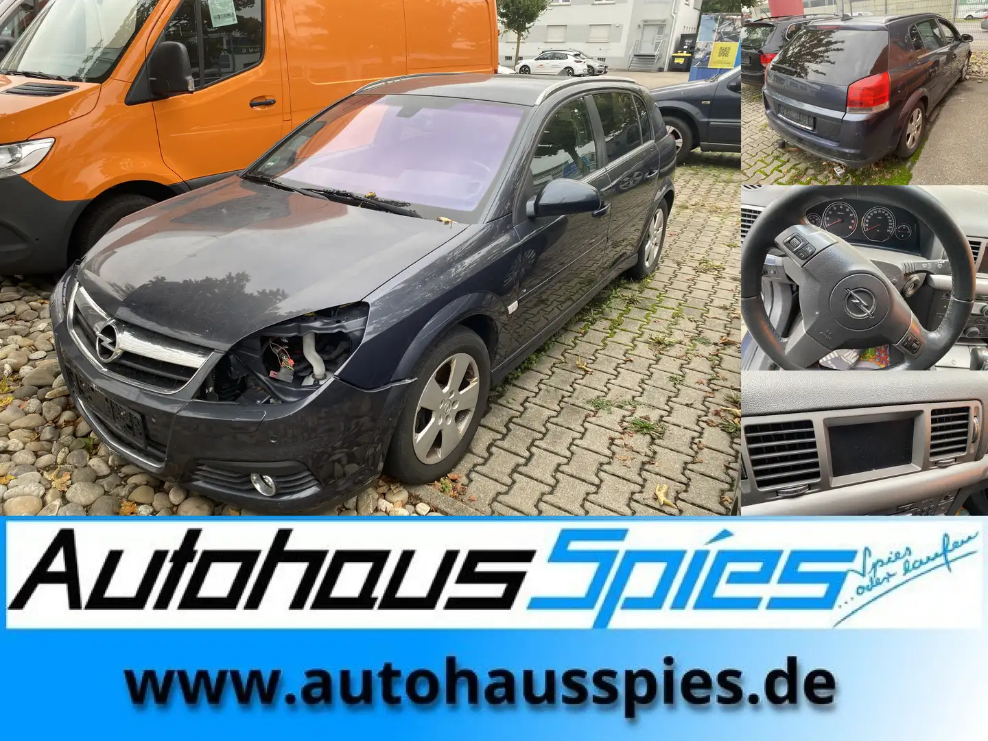 Opel Signum 2.8 V6 Turbo Edition LPG Gas EINBRUCHSSCHADEN Blauw - 1