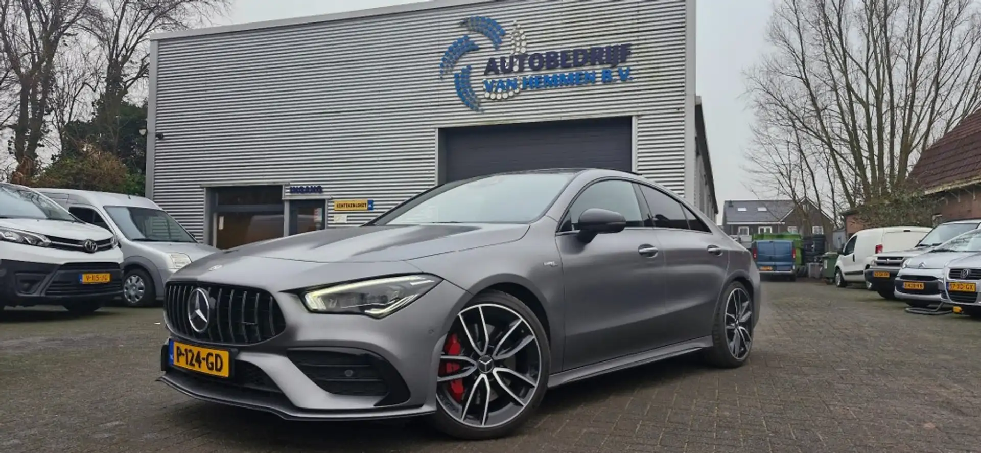Mercedes-Benz CLA 45 AMG AMG 35 4M Premium Plus  100% schadevrij Grijs - 1