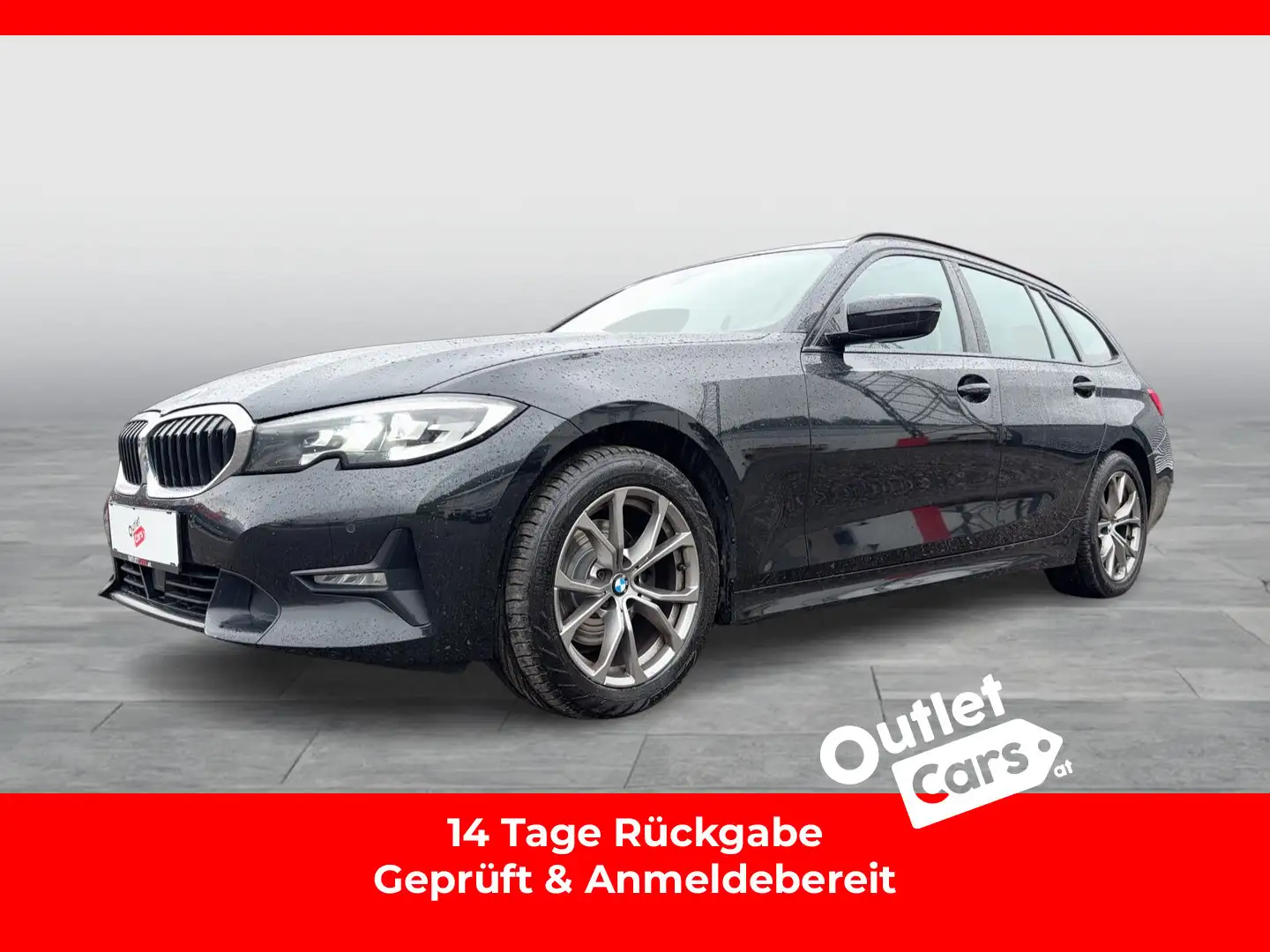 BMW 320 BMW 320d Touring Aut. Schwarz - 1