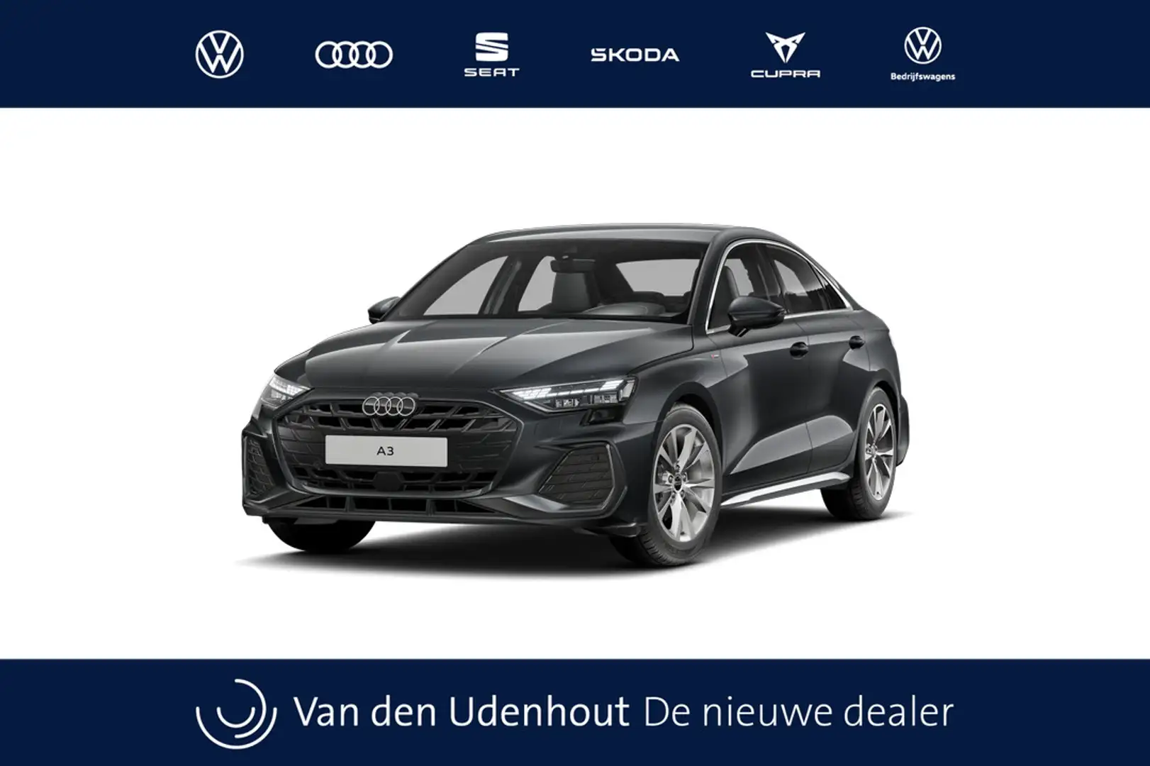 Audi A3 Limousine 30 TFSI 116 S tronic S edition Automaat Grijs - 1