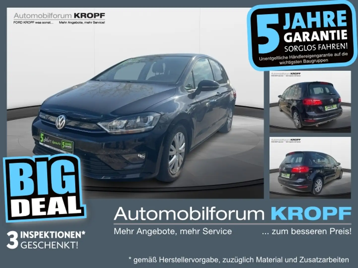 Volkswagen Golf Sportsvan VII 1.0TSI BlueM Cofoli Bi Xe DSG Noir - 1