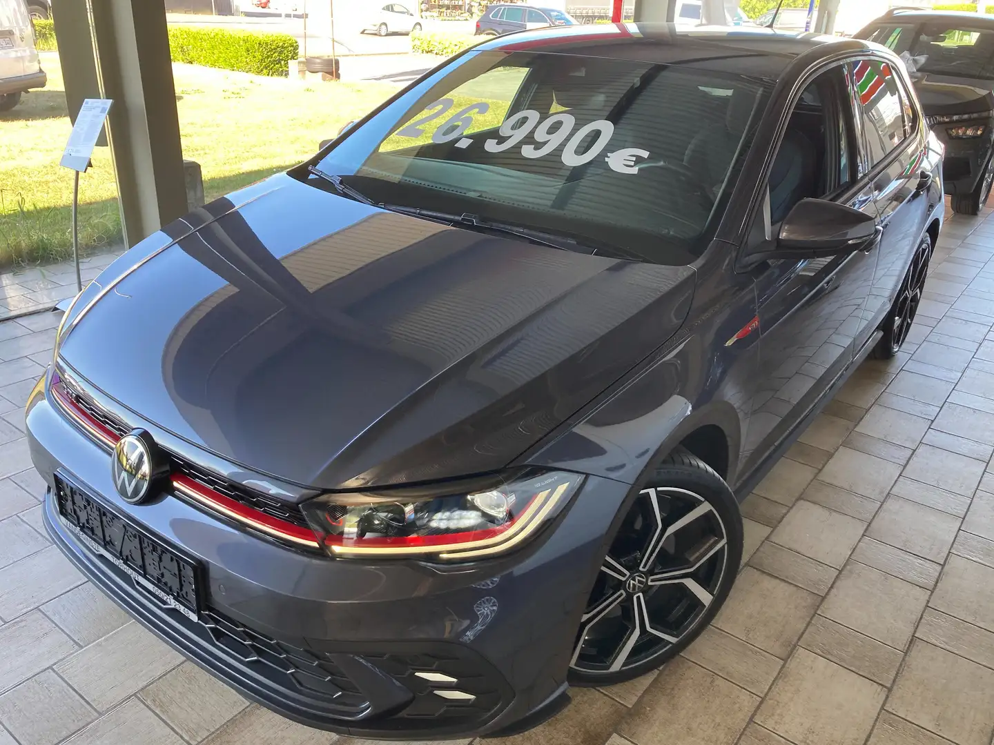 Volkswagen Polo GTI -AUTOMAAT -GPS -App -LEDMATRIX -Alu18 -Cam -LOADED Gris - 2