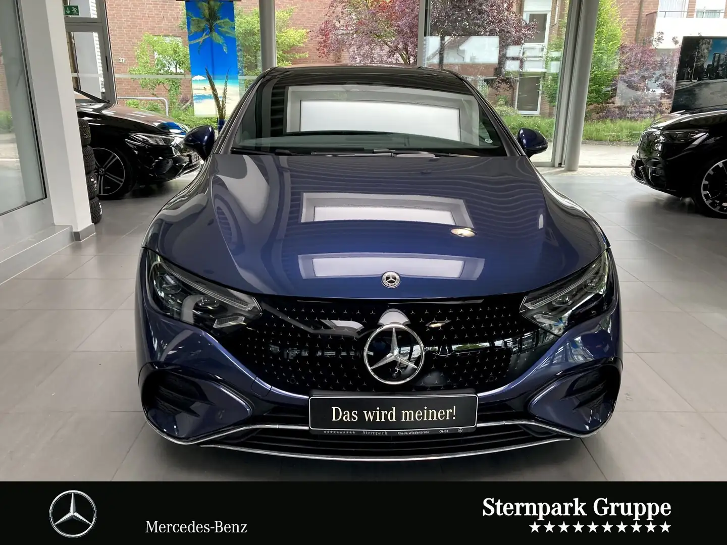 Mercedes-Benz EQE 300 EQE 300 AMG Hyper+TV+Pano+HUD+22kW+Massage+DLigh Синий - 2