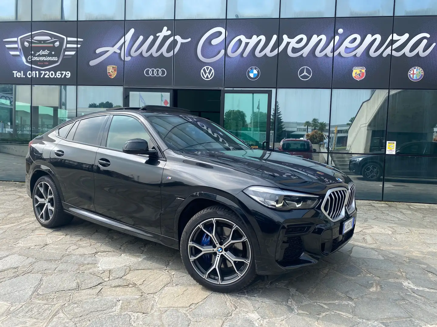 BMW X6 Msport/ Tetto apribile/ Sospensioni/ IVA ESPOSTA Nero - 2