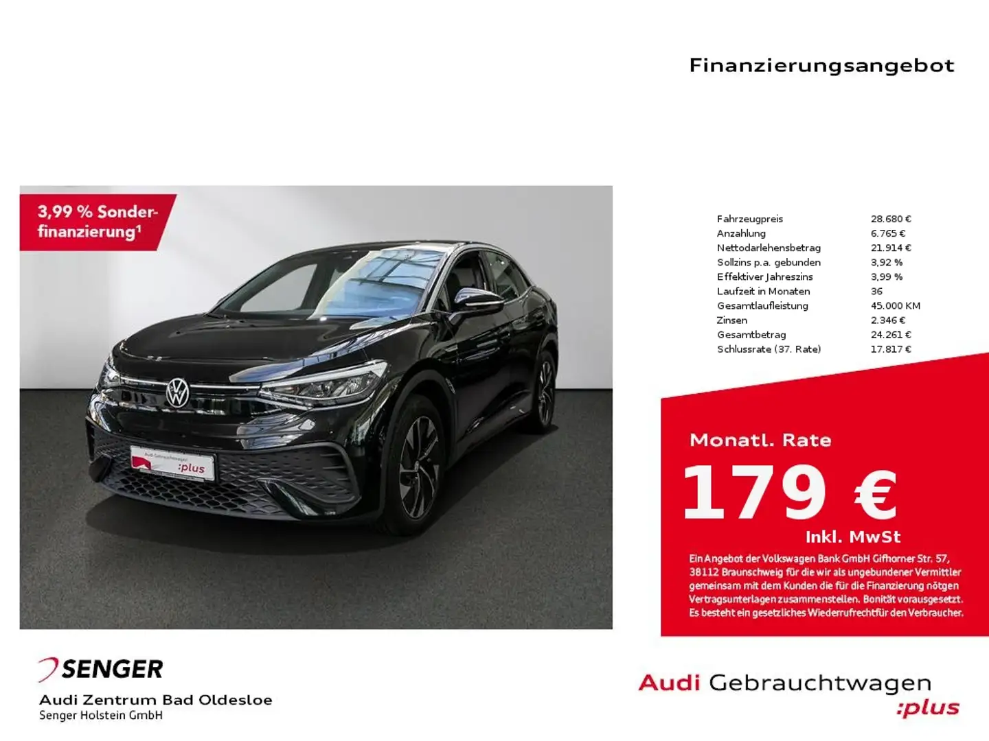 Volkswagen ID.5 Pro Performance Nav HuD AHK Wärmep. Schwarz - 1