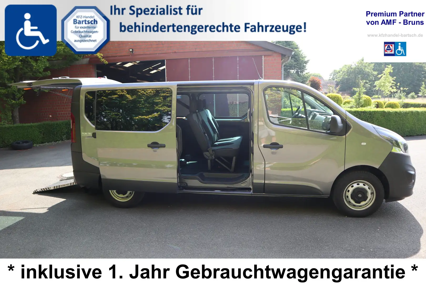 Opel Vivaro L2H1 1,6 CDTI*rollstuhlgerecht*Garantie* Gris - 1