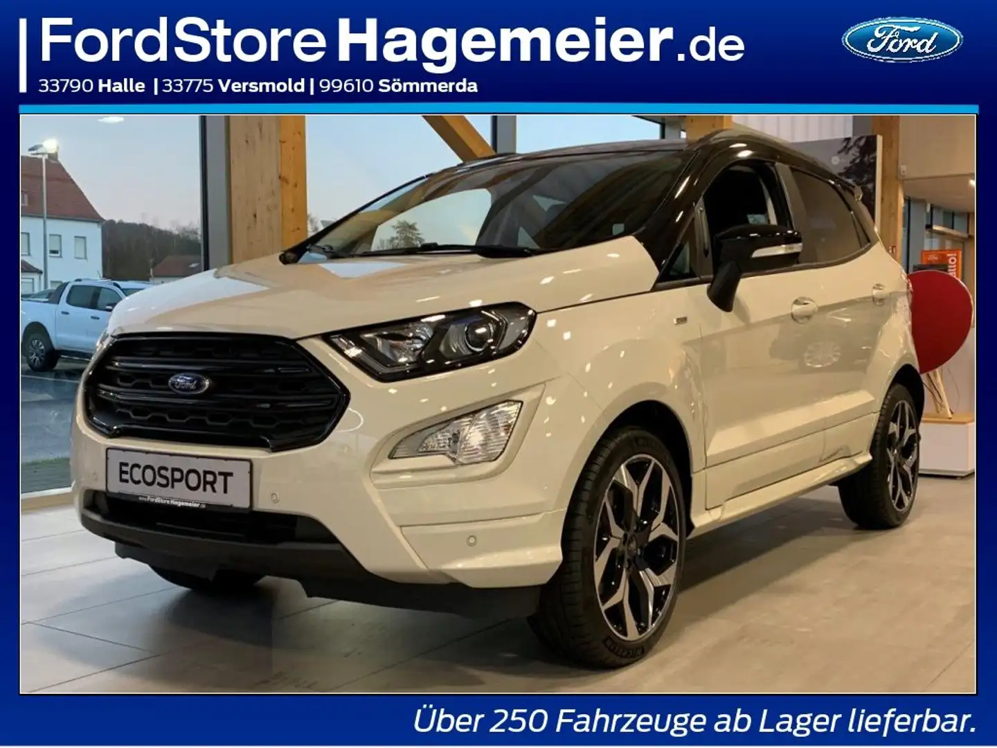Ford EcoSport 1.0 EcoBoost ST-LINE Weiß - 1