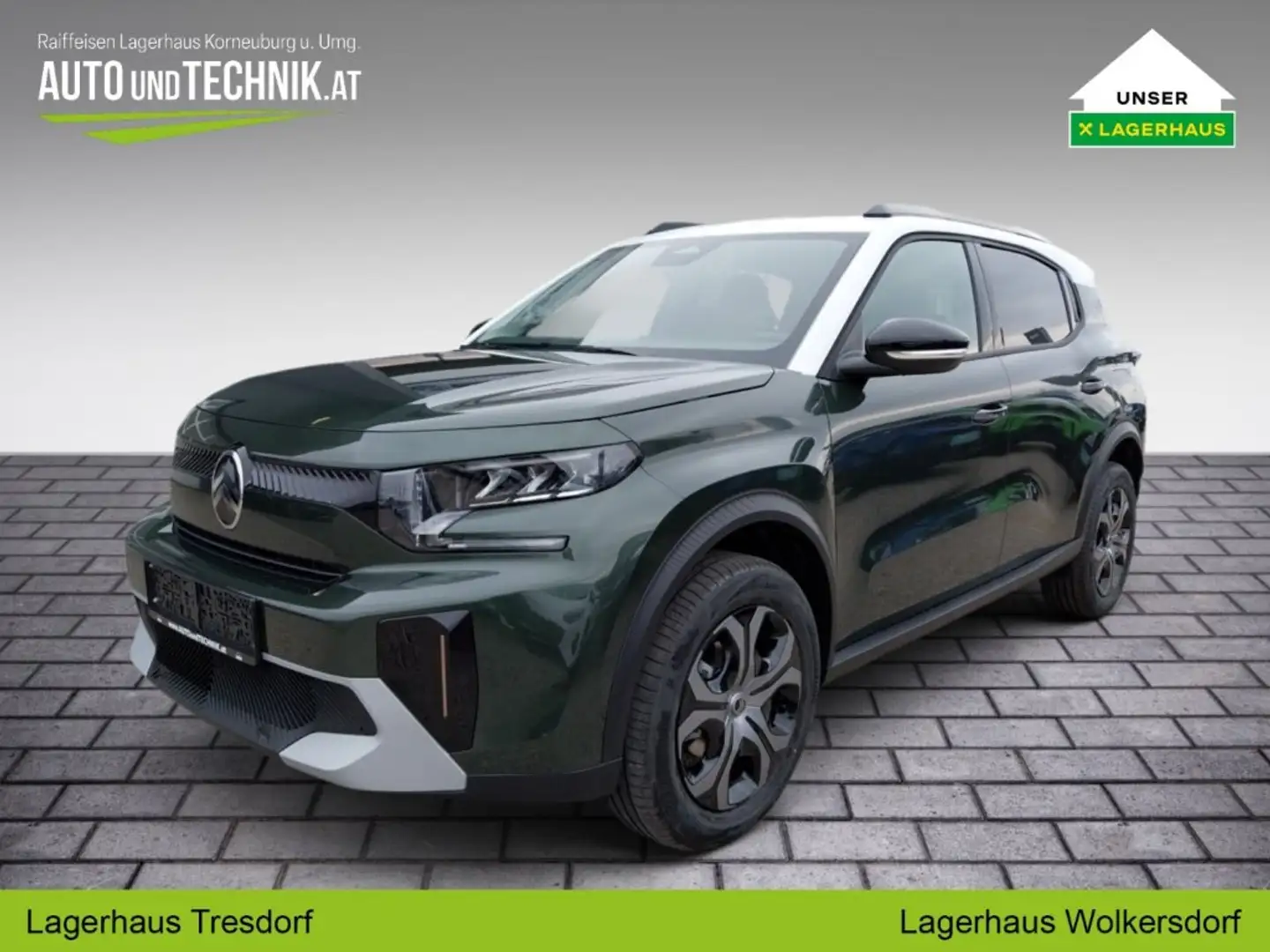 Citroen C3 Aircross Turbo 100PS Manuell PLUS Grün - 1