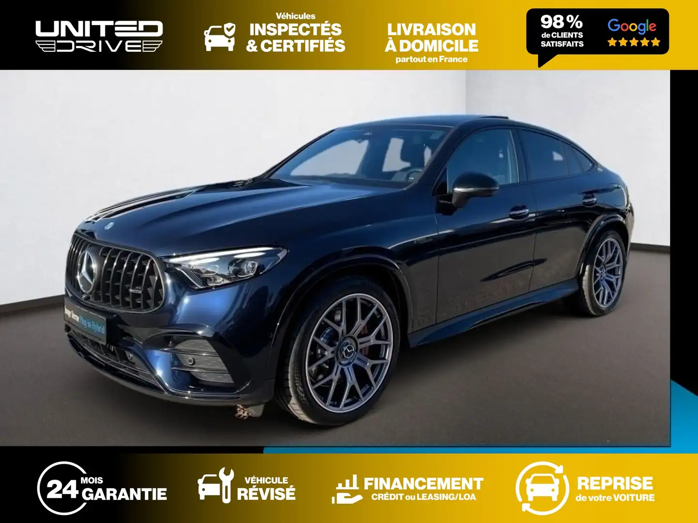 Mercedes-Benz GLC 63 AMG Coupé S E Performance  9G 4Matic+ Blau - 1