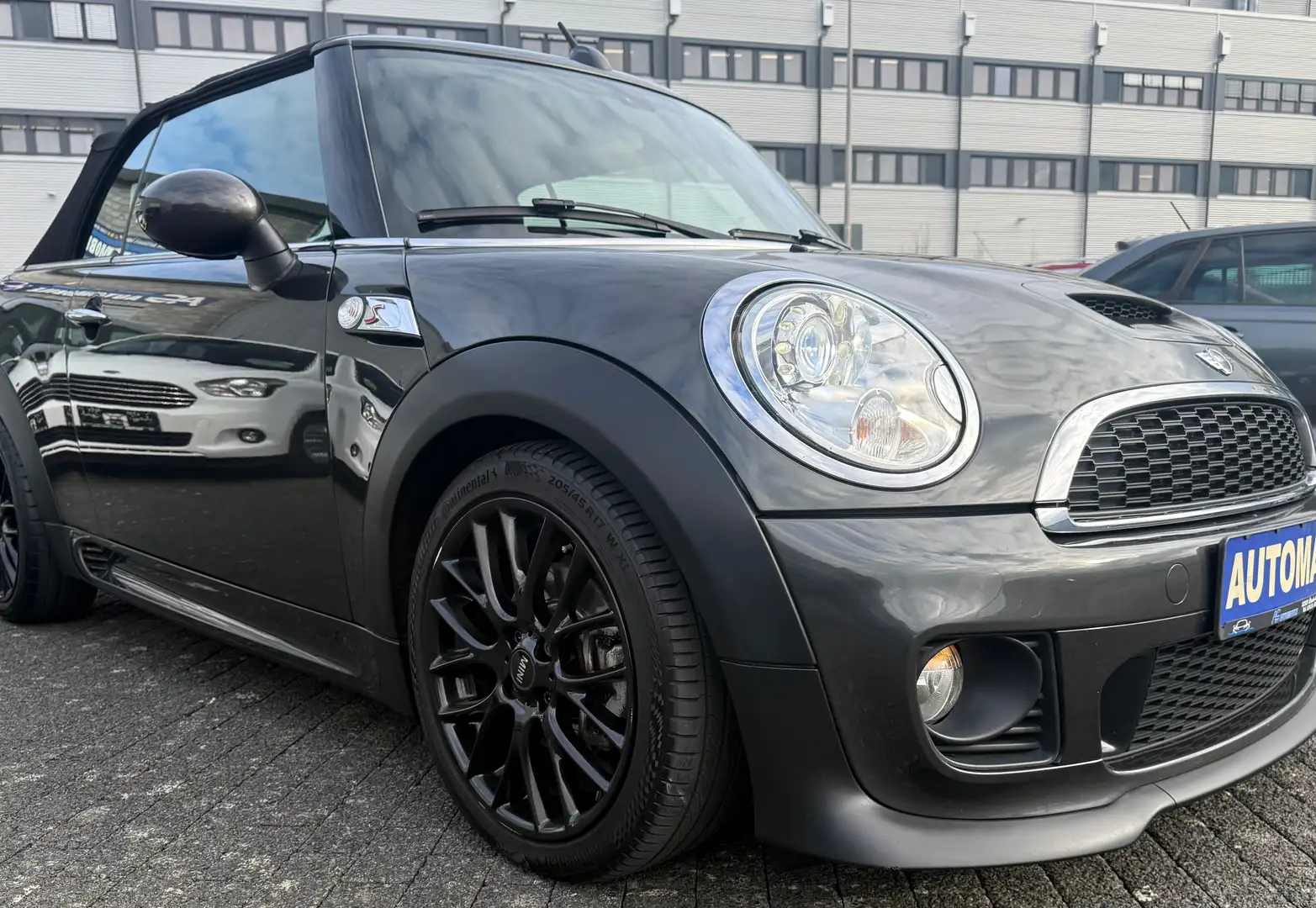 MINI Cooper SD Cabrio Cooper SD John Works NAVI XENON AUTOMAT. VOLL TOP Grau - 1