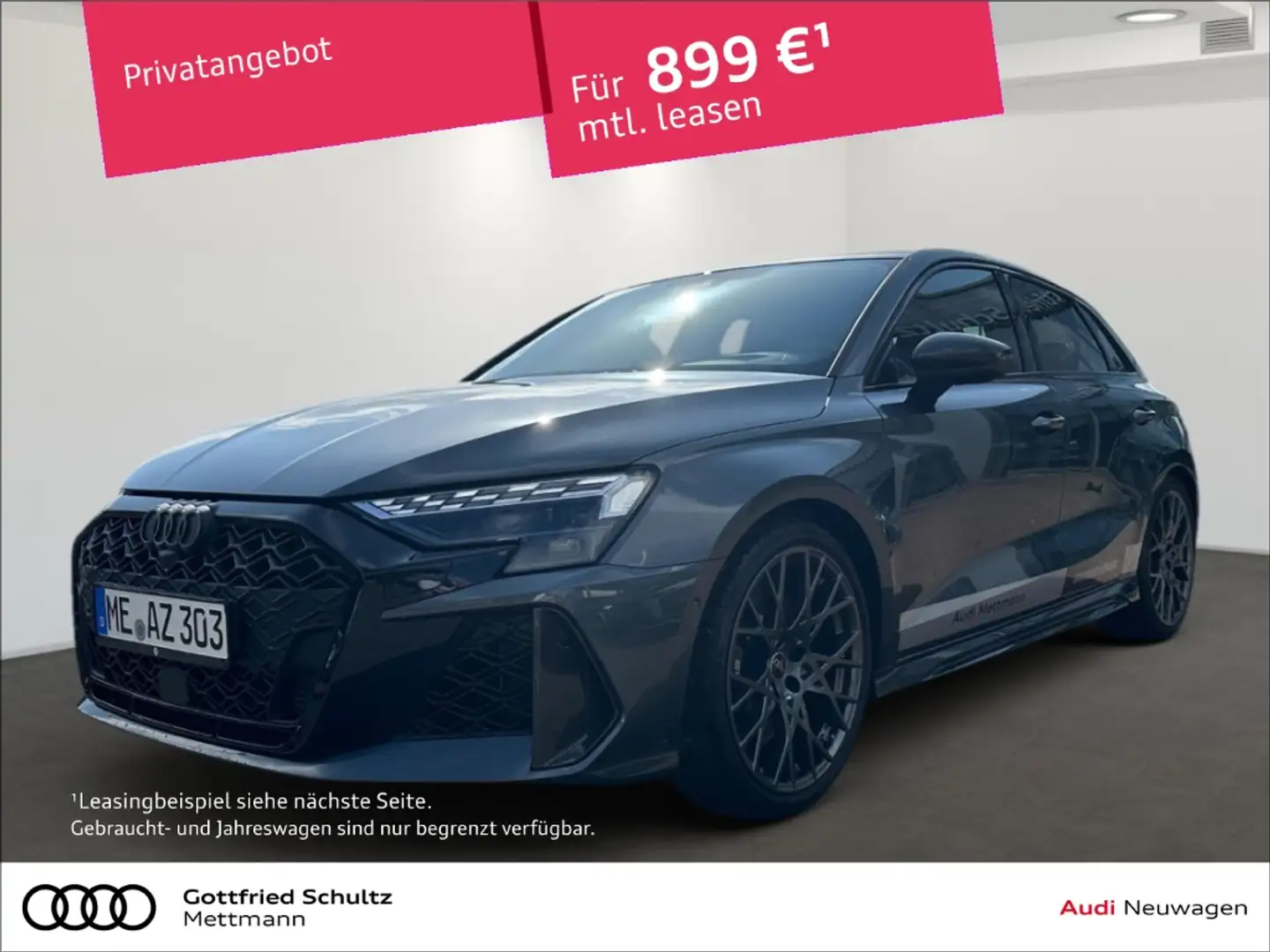 Audi RS3 NEUES MODELL V-MAX 280 KM H RS SCHALENSITZE 2.5 29 Grau - 1